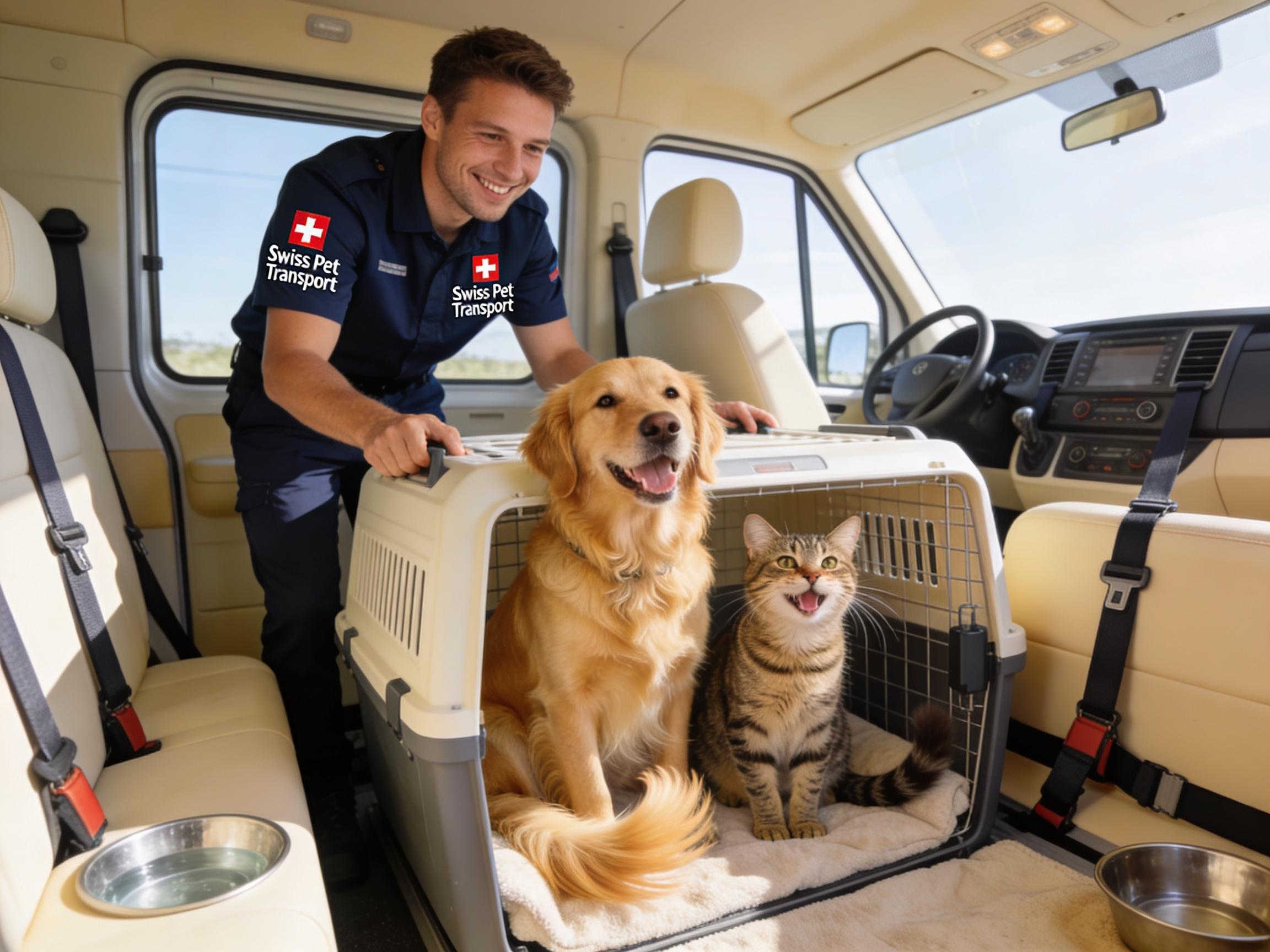 Transport d'animaux de compagnie en Suisse